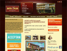 Tablet Screenshot of hotelpraid.ro